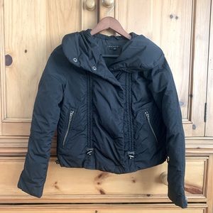 Theory Black Puffer Jacket
